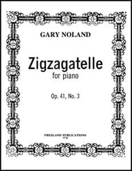 Zigzagatelle for Piano, Op. 41 No. 3 piano sheet music cover Thumbnail